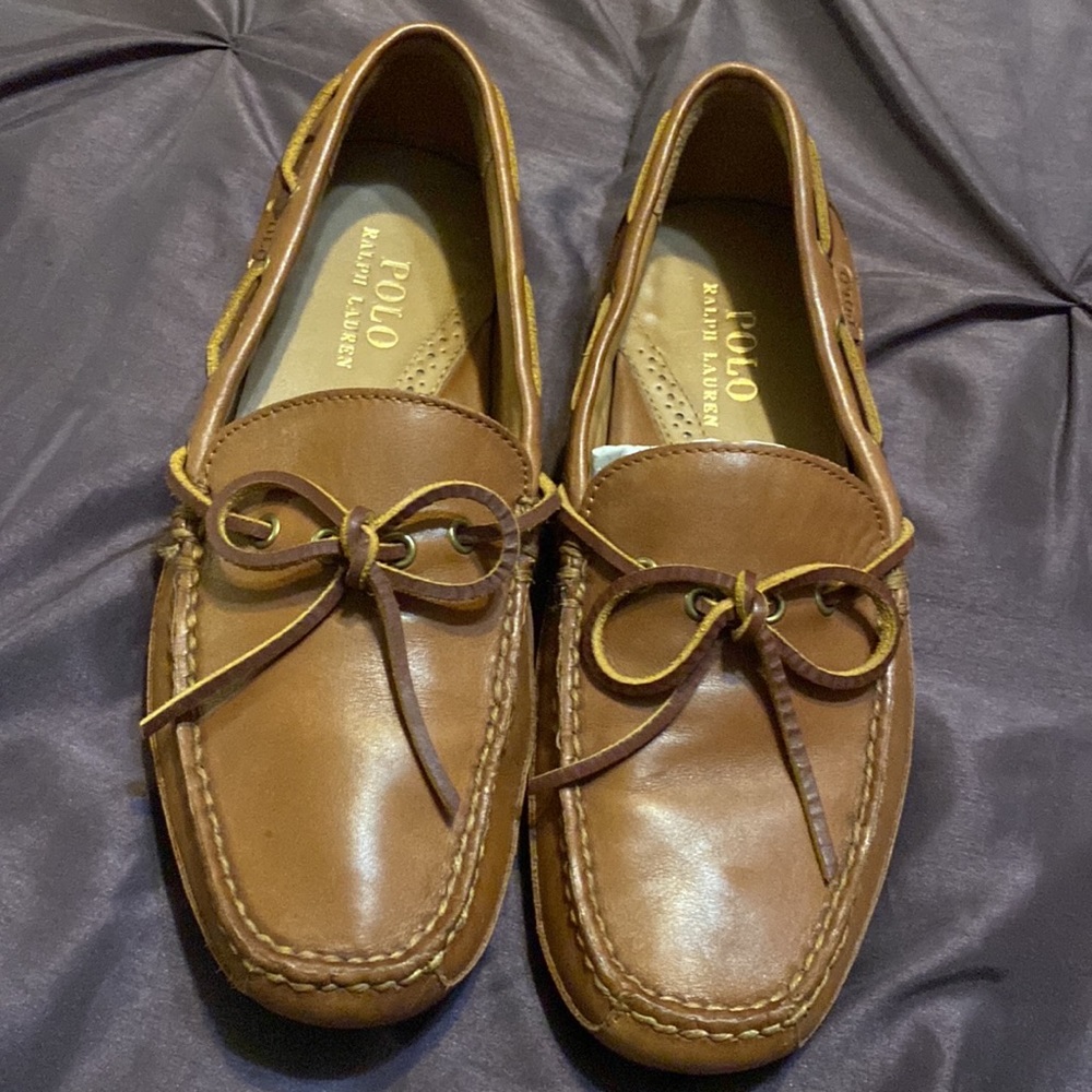 Polo Ralph Lauren Drivers/Loafers Roberts mens sz 7D women sz 9 - Picture 5 of 7